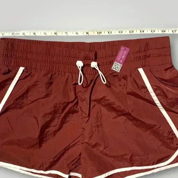 NWT Adore Me Brown Retro Style Active Shorts (Women's XL) - Picture 5 of 6